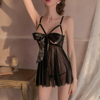 Lace Ribbon Sexy Camisole Dress
