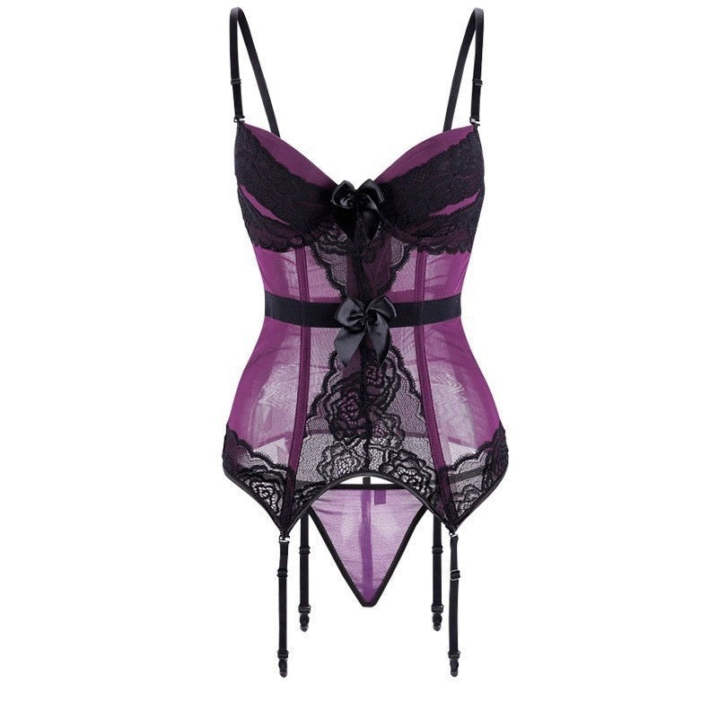 Midnight Temptation Lace Set