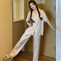 Rose Satin Breeze Sleepwear Set