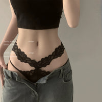 Floral Lace Seduction Panties