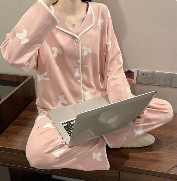 Pure Cotton Soft Two-Piece Pajama Set
