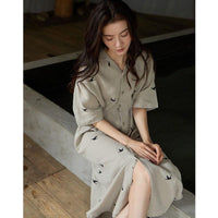 Oversized Button Down Lounge Sleep Shirt