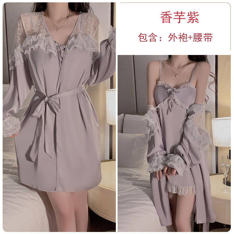 Petaloid Sexy Comfortable Women Nightgown