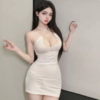 Tight Crotchless Wrap Hip Bodysuit