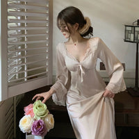 Seraphine Satin Long Dress