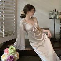 Seraphine Satin Long Dress