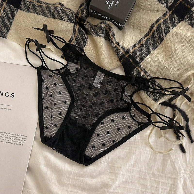 black lace underwear women