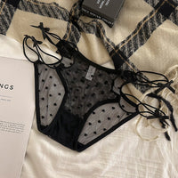 black lace underwear women