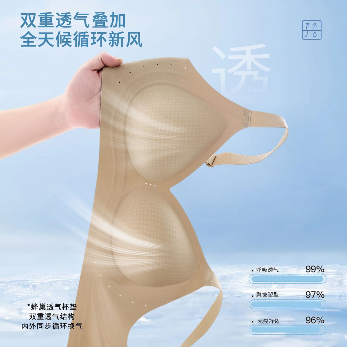 Second-Skin Seamless Wireless Everyday Bra