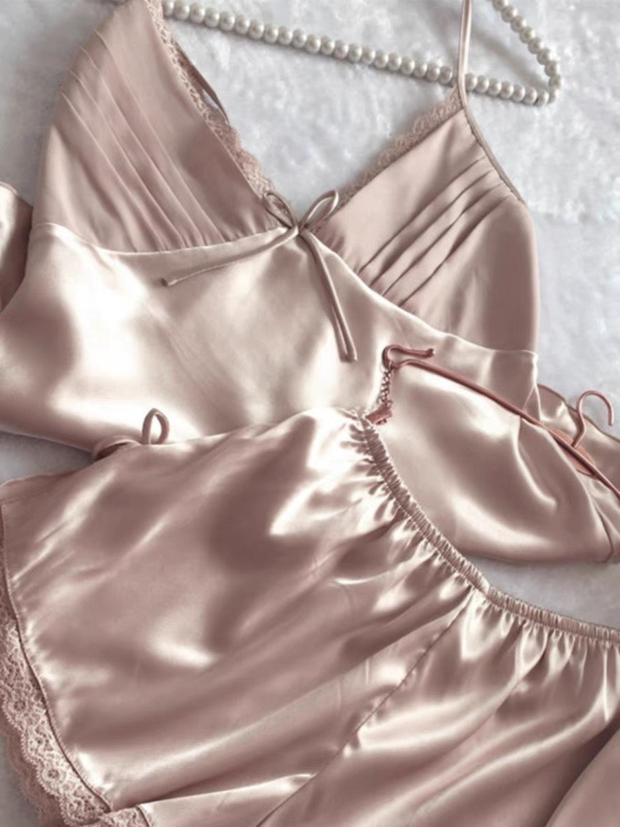 Comfy Satin Camisole Pajamas