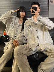 Couples Thermal Fleece Loungewear Set - 2 Sets