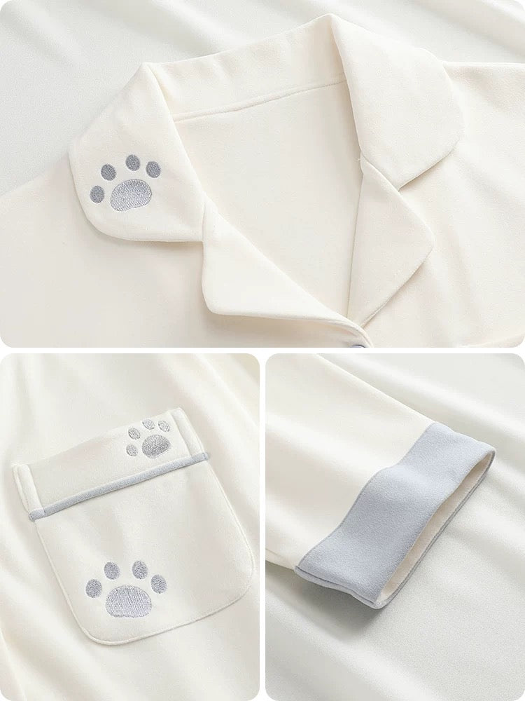 Couples Matching Cozy Thermal Pajama Set