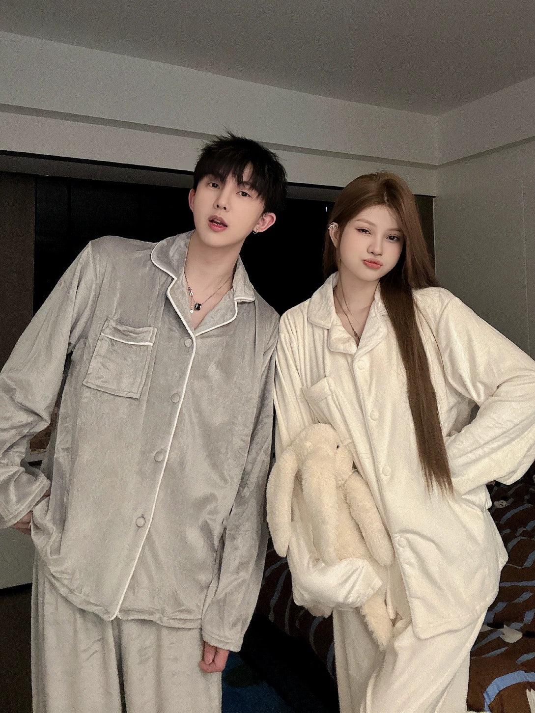 Couples Premium Modal Thermal Pajama Set