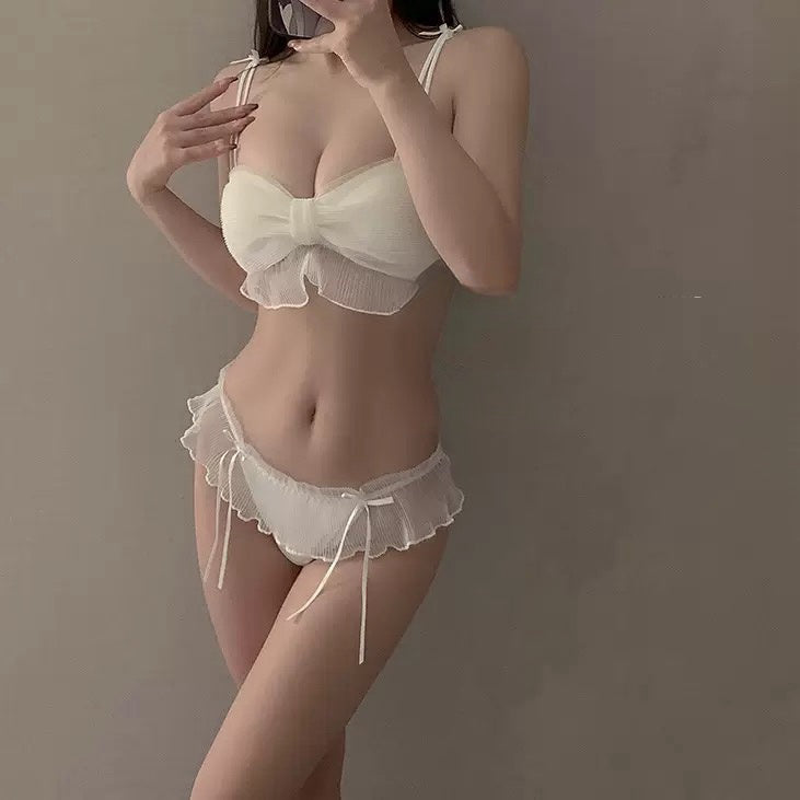 Luxe Mesh Push-Up Bra Set