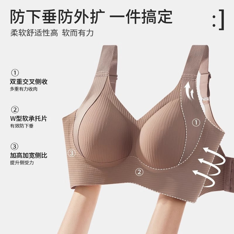 Adjustable Sculpting Side Support Bra for Full Bust