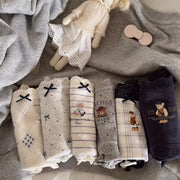 British Style Bear Cotton Antibacterial Soft 6-Pack Panties