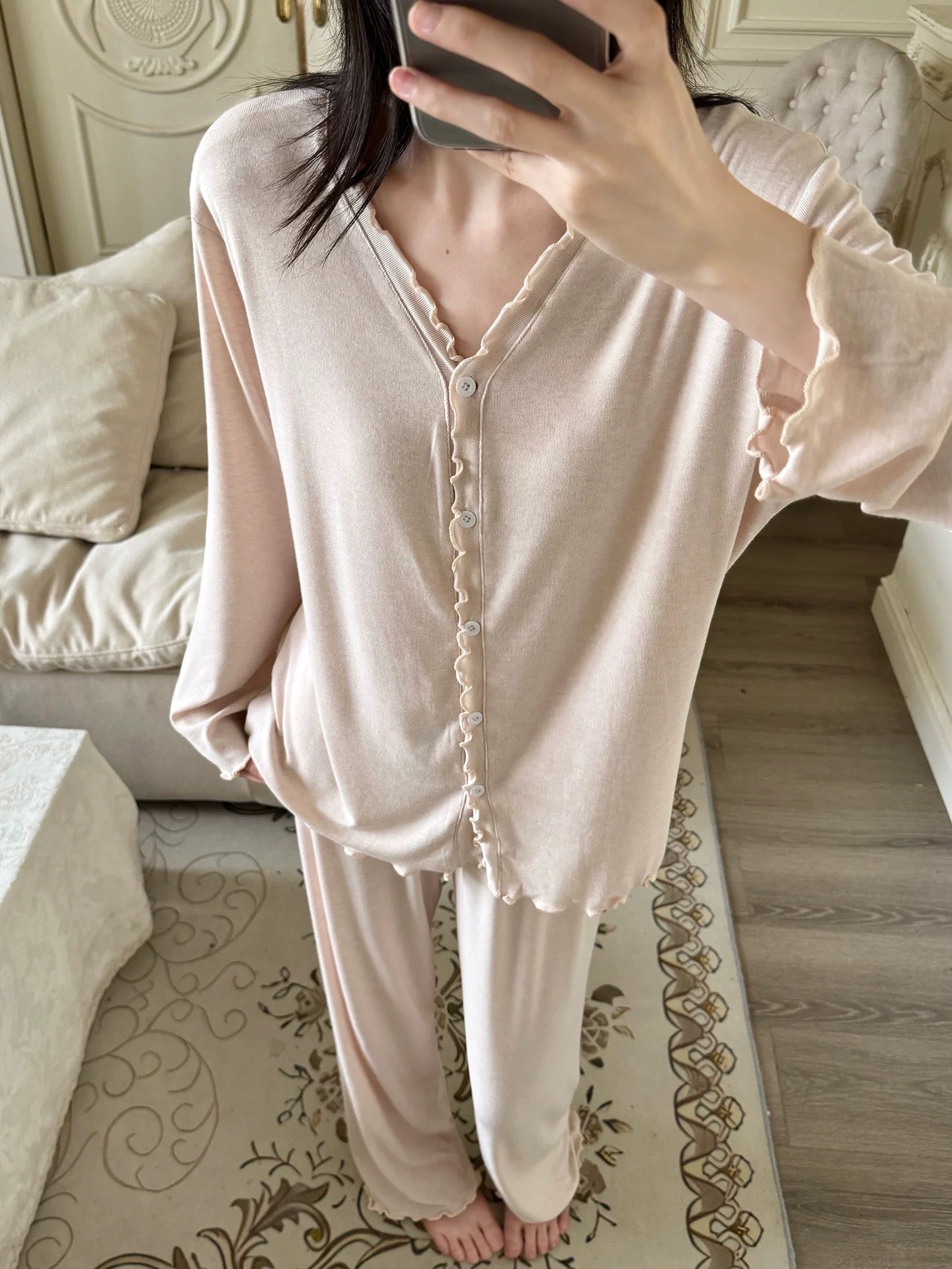 Light Pink PureSoft Modal Breathable Lounge Set