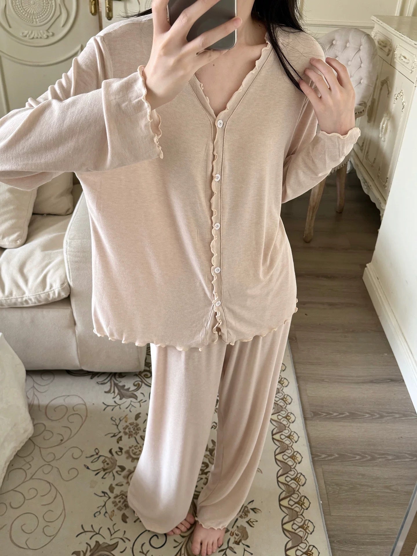 Light Pink PureSoft Modal Breathable Lounge Set