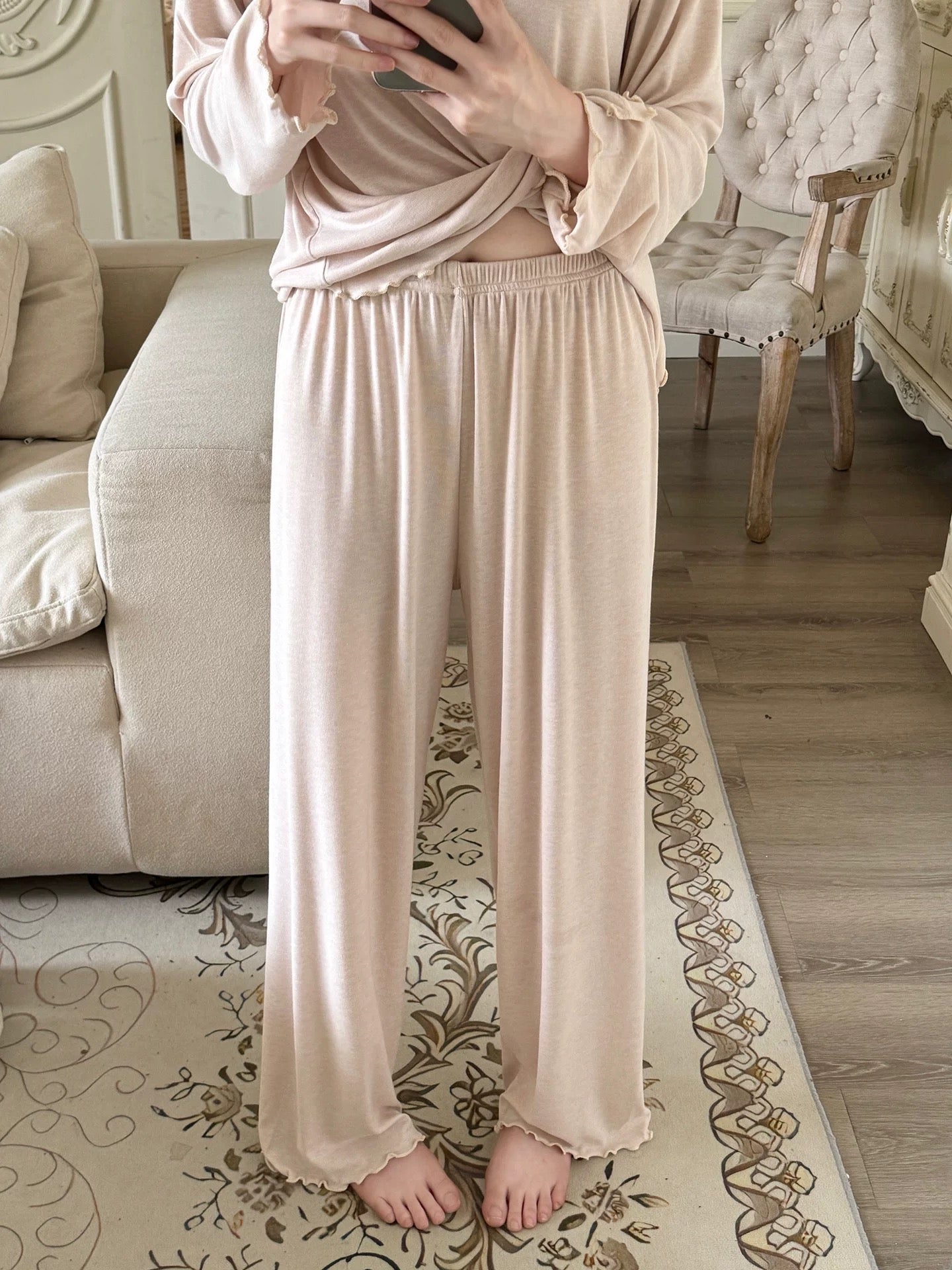 Light Pink PureSoft Modal Breathable Lounge Set