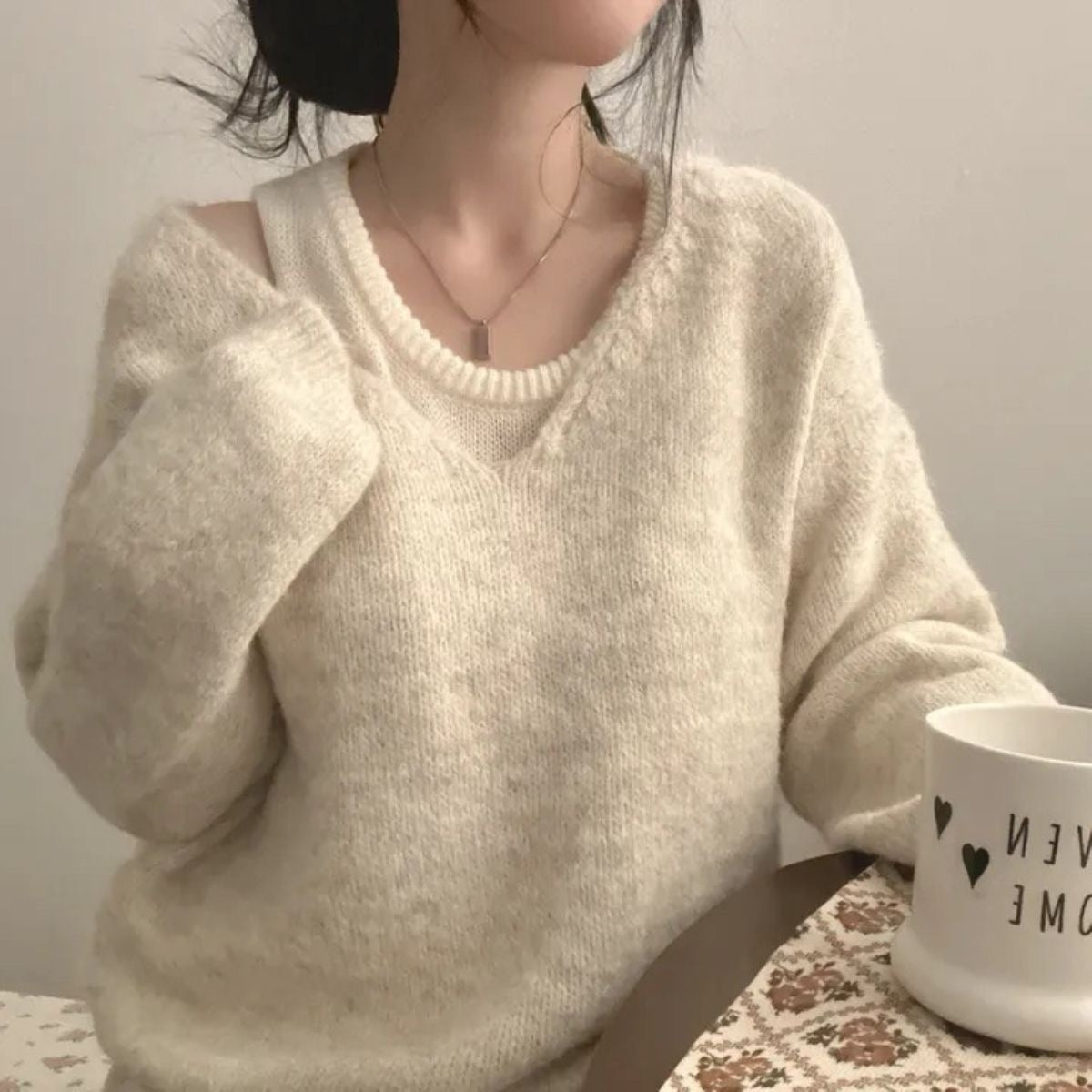 Cozy Oversized Knit Sweater & Pants Set