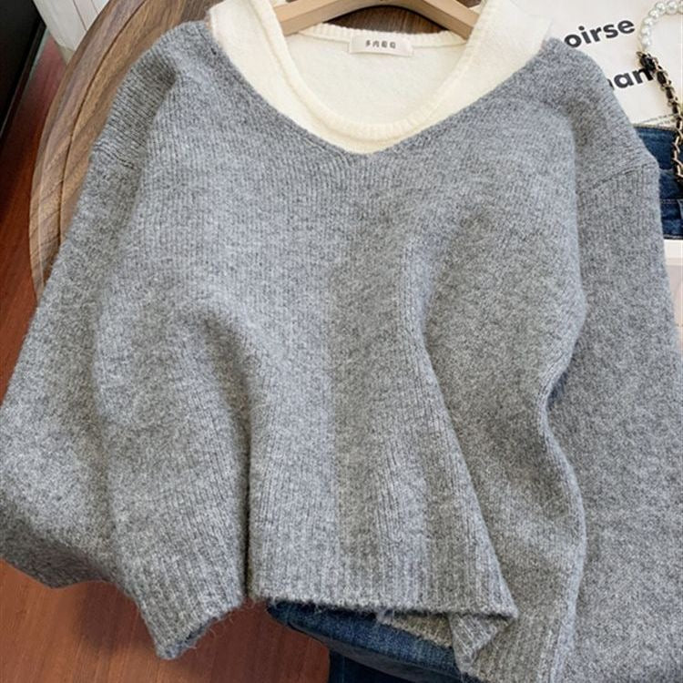 Cozy Oversized Knit Sweater & Pants Set