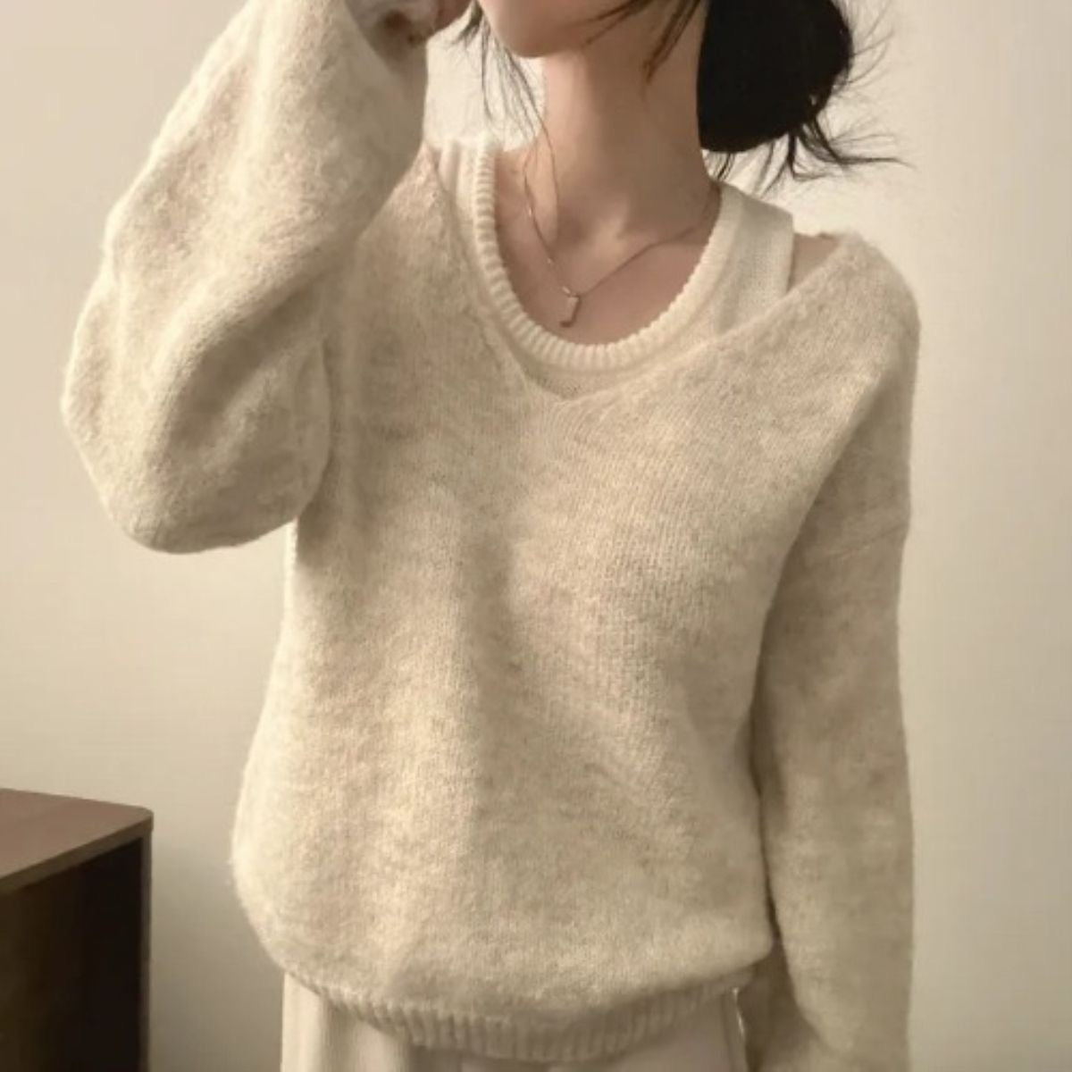 Cozy Oversized Knit Sweater & Pants Set