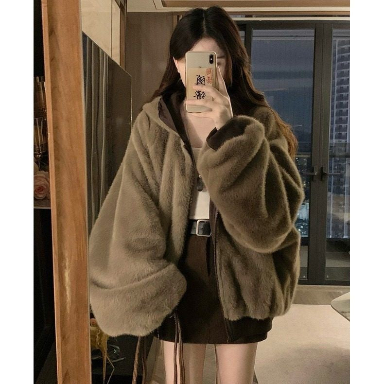 Reversible Faux Fur-Lined Winter Jacket