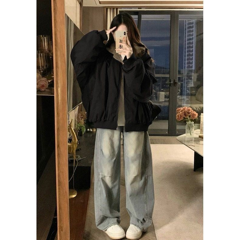 正反两穿｜加厚加绒防风防水冬季外套