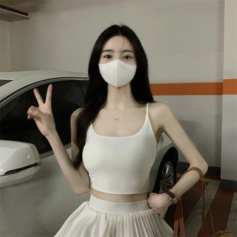 四季能穿｜自带胸垫修身打底背心
