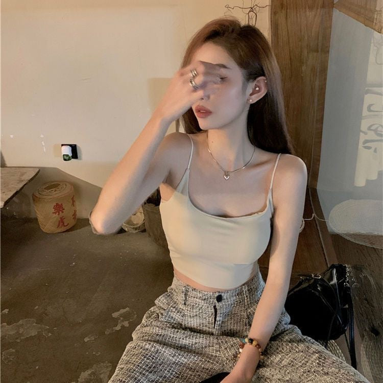 四季能穿｜自带胸垫修身打底背心