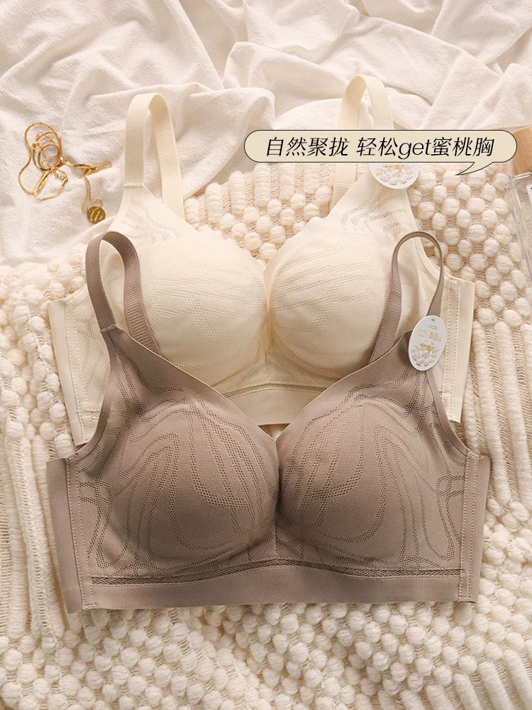 100% Mulberry Silk Lightweight Breathable Support Bra