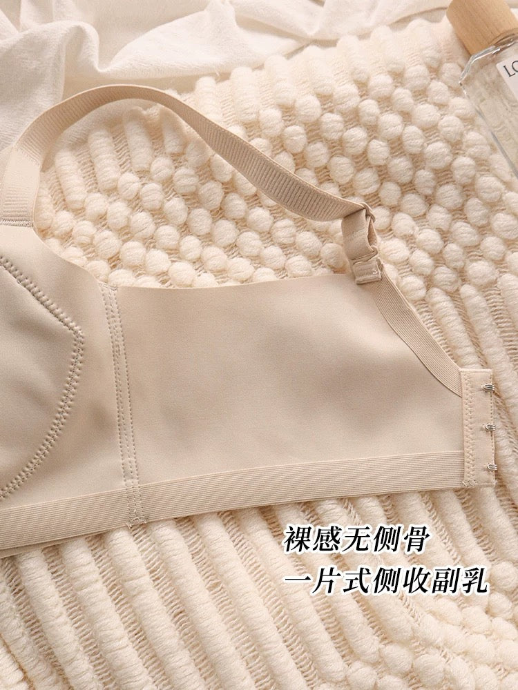 100%桑蚕丝轻薄透气无钢圈胸衣