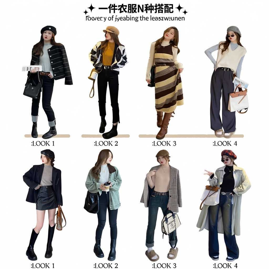 百搭基础款｜简约半高领修身针织打底衫