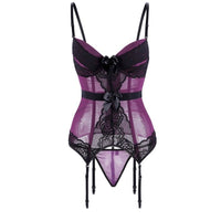 Midnight Temptation Lace Set
