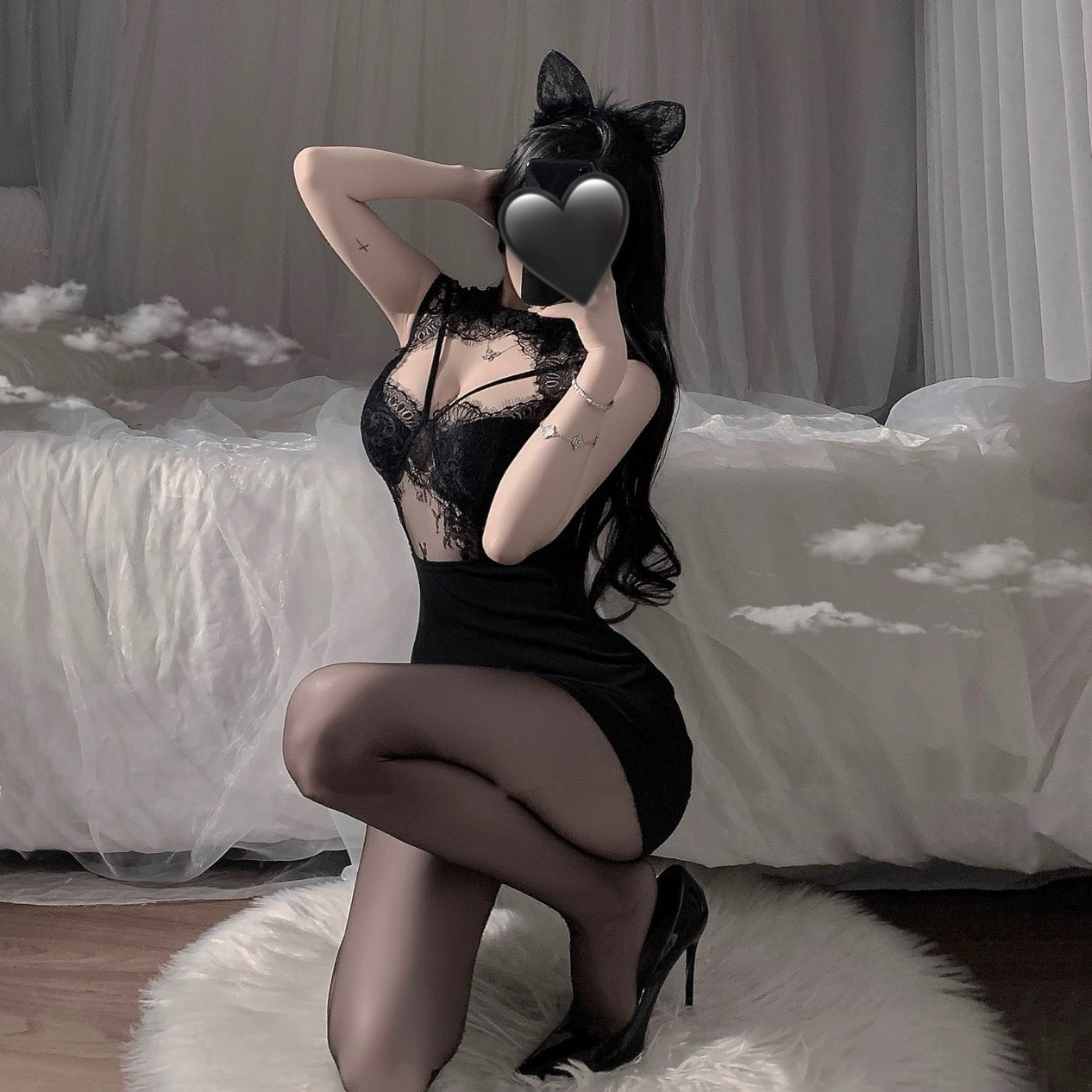 Velvet Kiss Sheer Bodysuit