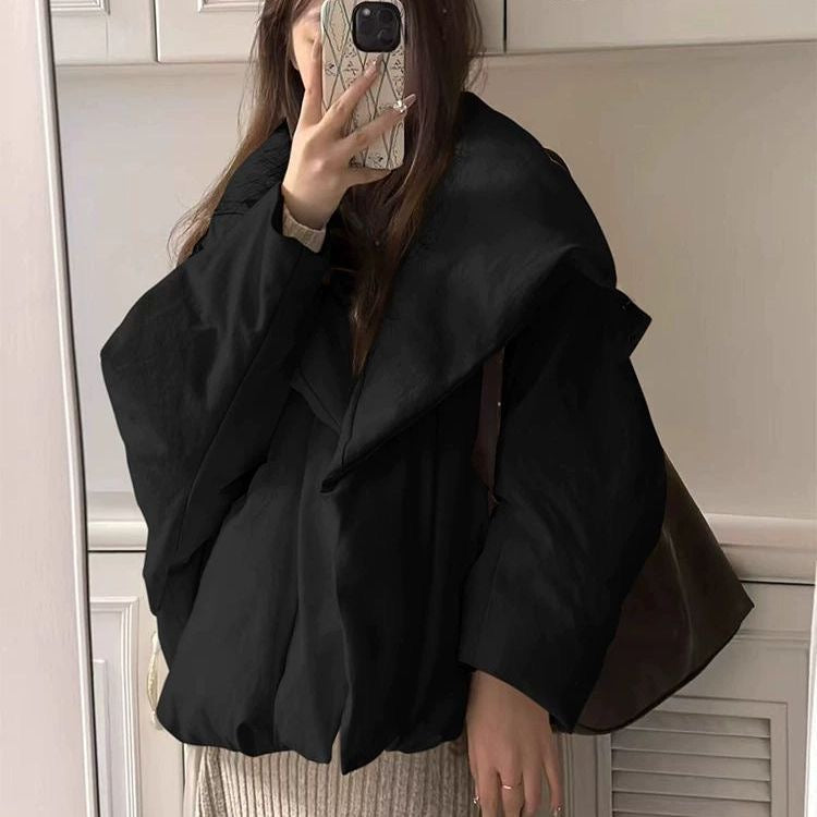 高含绒量｜韩系慵懒风宽松面包羽绒服