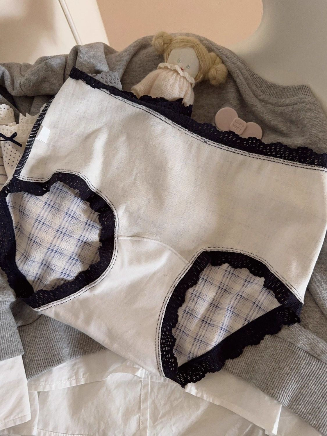 British Style Bear Cotton Antibacterial Soft 6-Pack Panties
