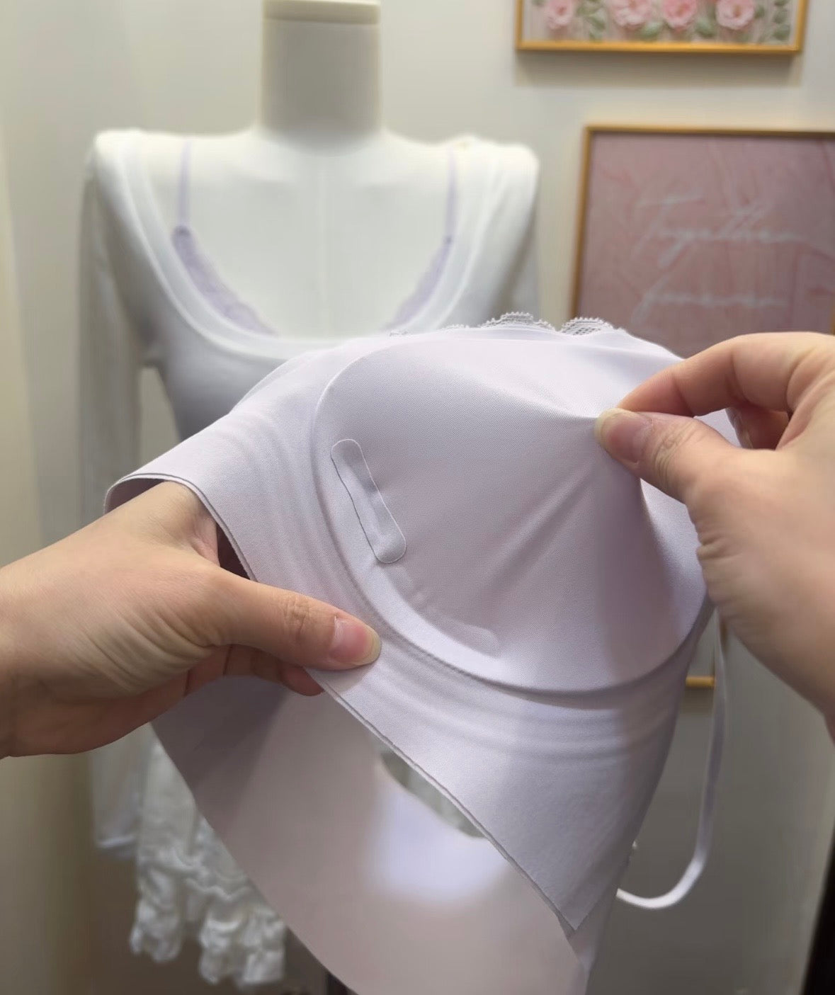 透视显胸高弹力聚拢胸衣套装