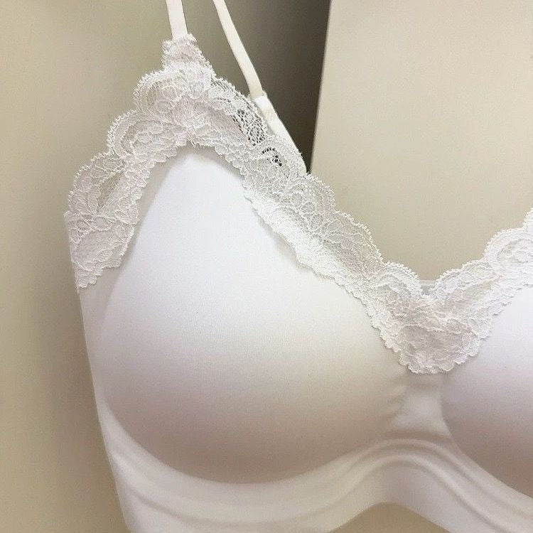 透视显胸高弹力聚拢胸衣套装