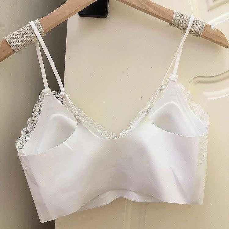 透视显胸高弹力聚拢胸衣套装