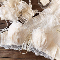 French Style Bridal Pearl Comfy Bra