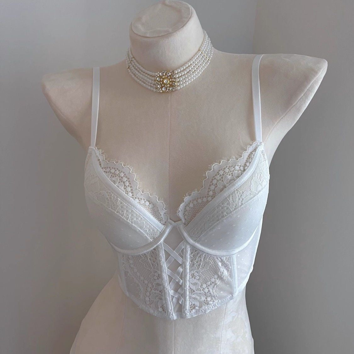 辣妹性感蕾丝鱼骨聚拢文胸