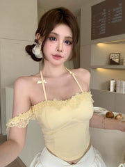 Multi-Way Cotton Waist-Defining Sexy Top
