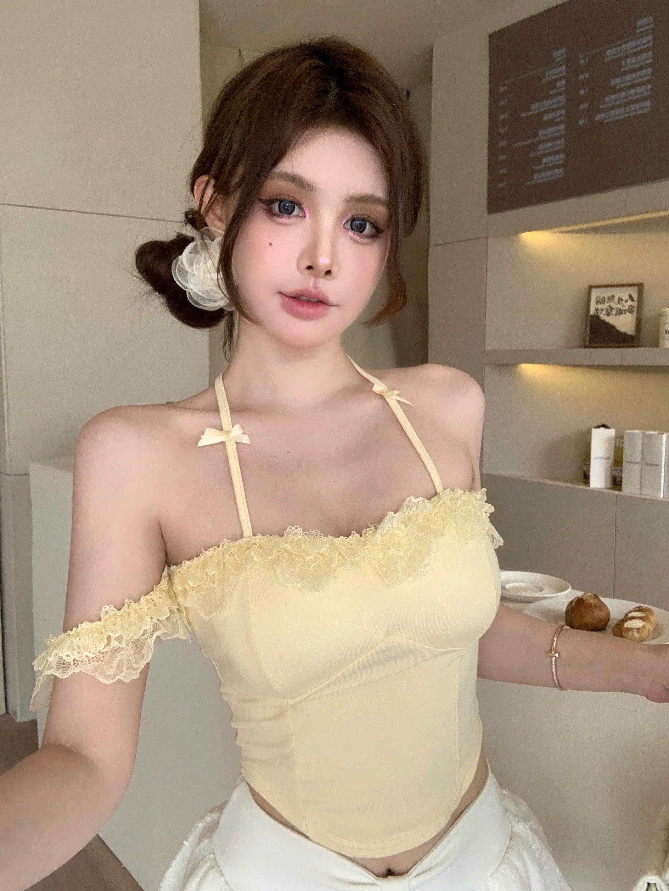 Multi-Way Cotton Waist-Defining Sexy Top