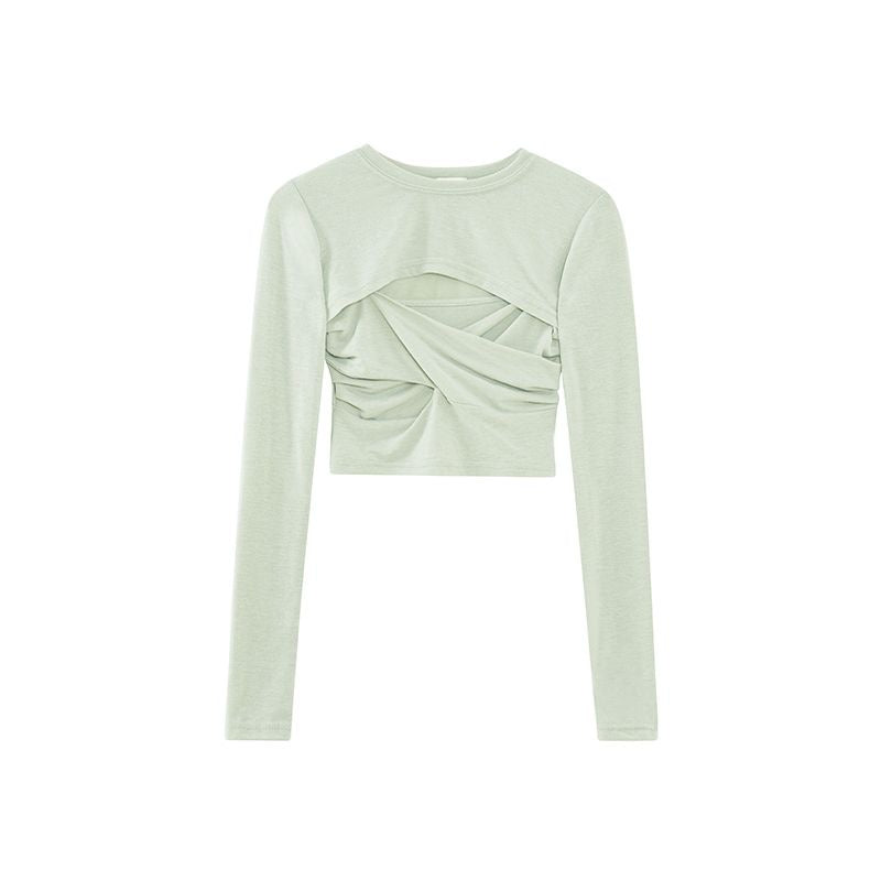 Low Cut Cropped Thin Sexy Base Top