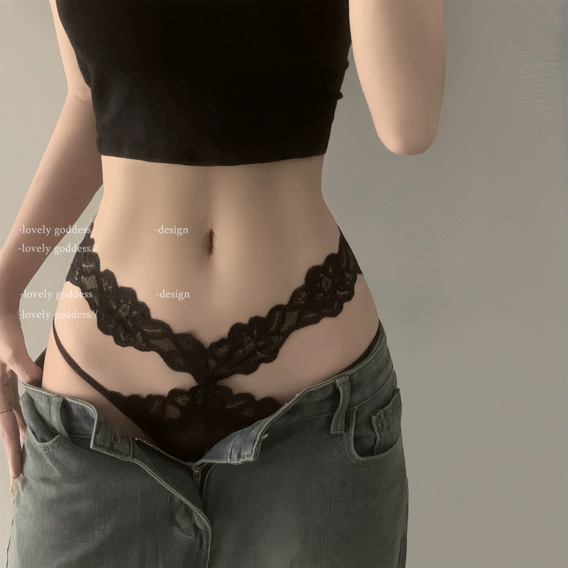 Floral Lace Seduction Panties