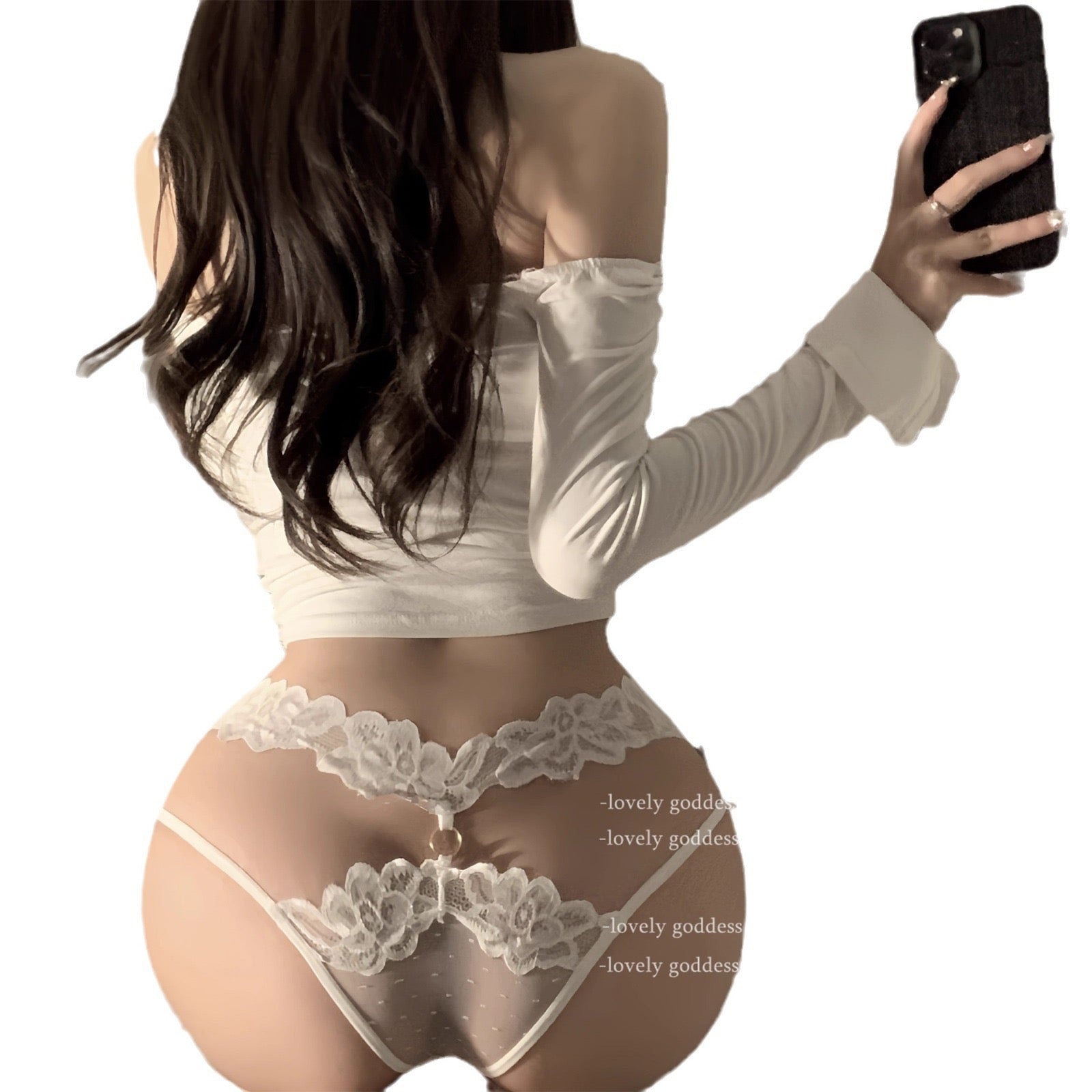 Floral Lace Seduction Panties