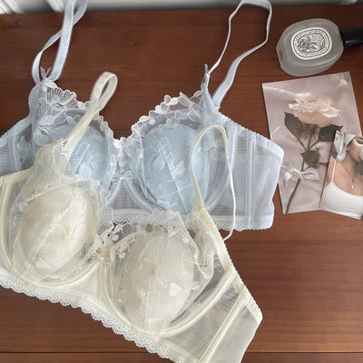 Ultra-Thin Breathable Soft Lace Bra Set