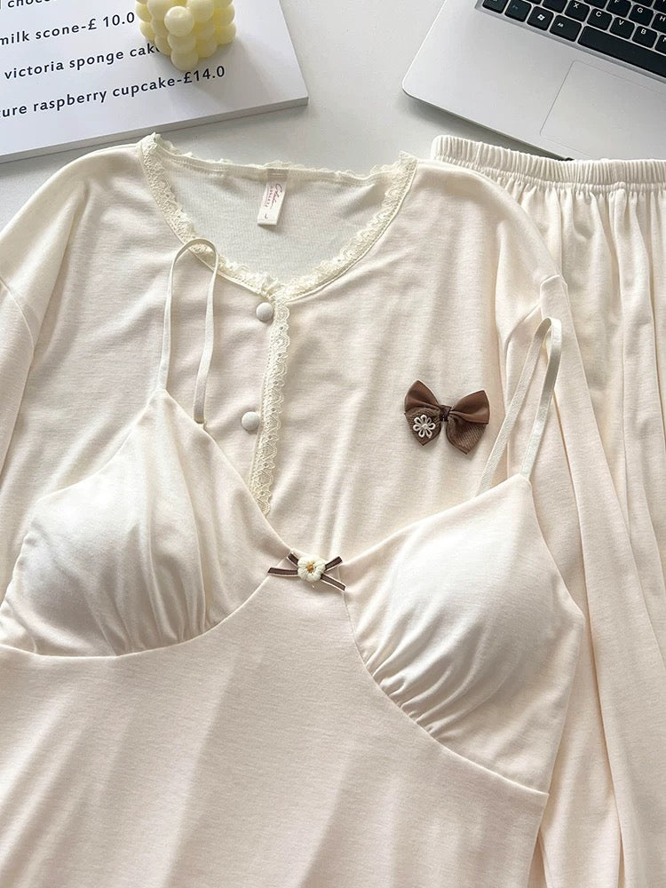 BareTouch™ Modal Summer Lounge Set - Beige