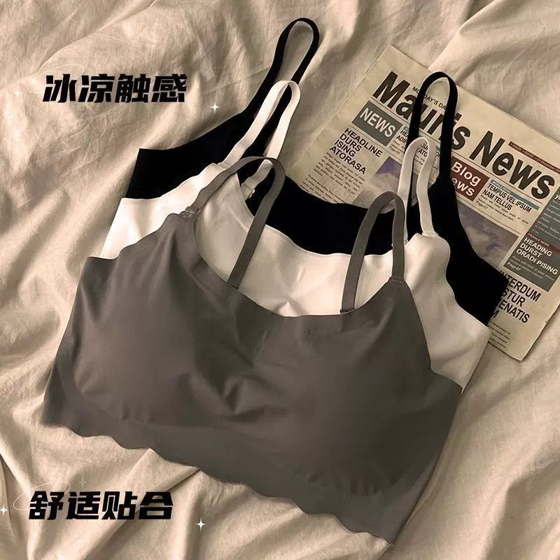 Full-Coverage Seamless Bra Top